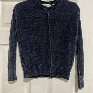 Vintage 525 America Chenille Sweater in Navy